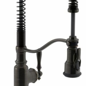 Tournant Semi-Professional Kitchen Faucet with Spring Pulldown Spray - Oil-Rubbed Bronze 77515-2BZ Kohler