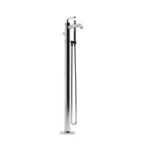 Cite Floor Mount 2-Piece Tub Filler with Hand Shower - Chrome BF1221-110 Kalia