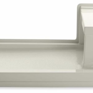 Tresham 60" x 32" Acrylic Shower Base With RH Seat and LH Drain - Biscuit 1977-96 Kohler