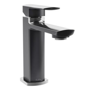 Grafik Single Hole Bathroom Faucet 1.5 GPM - Black/Chrome BF1411-150 Kalia