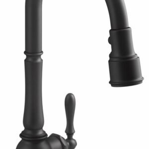 Artifacts Kitchen Faucet with Pulldown Spray - Matte Black 99259-BL Kohler