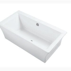 Seamount 72" Freestanding Tub with Fluted Apron
 - White 3980F-0 Hytec