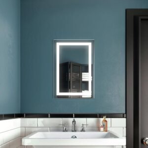 Effect 18" x 26" Illuminated Bathroom Mirror with Touch Switch MR1675-500-001 Kalia