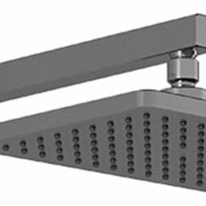 SquareOne Rainshower Shower Head with Wall Arm - Chrome BF1626-110 Kalia