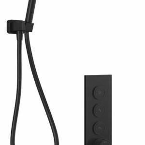 Folo TB5 Thermostatic Push-Button Shower System - Matte Black BF2151-160 Kalia