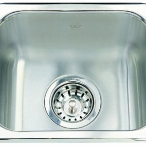Steel Queen 13-5/8" 1 Bowl Drop-In Bar/Prep Sink - Stainless Steel QS1113-6 Kindred