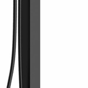 Zendo Single Hole Floor Mount Tub Filler Trim - Black TZO39BK RIOBEL
