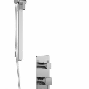 SquareOne PB1 Pressure Balance 2-Way Diverter Shower System with Vertical Ceiling Arm (Less Valve) - Chrome BF2180-110-001 Kalia