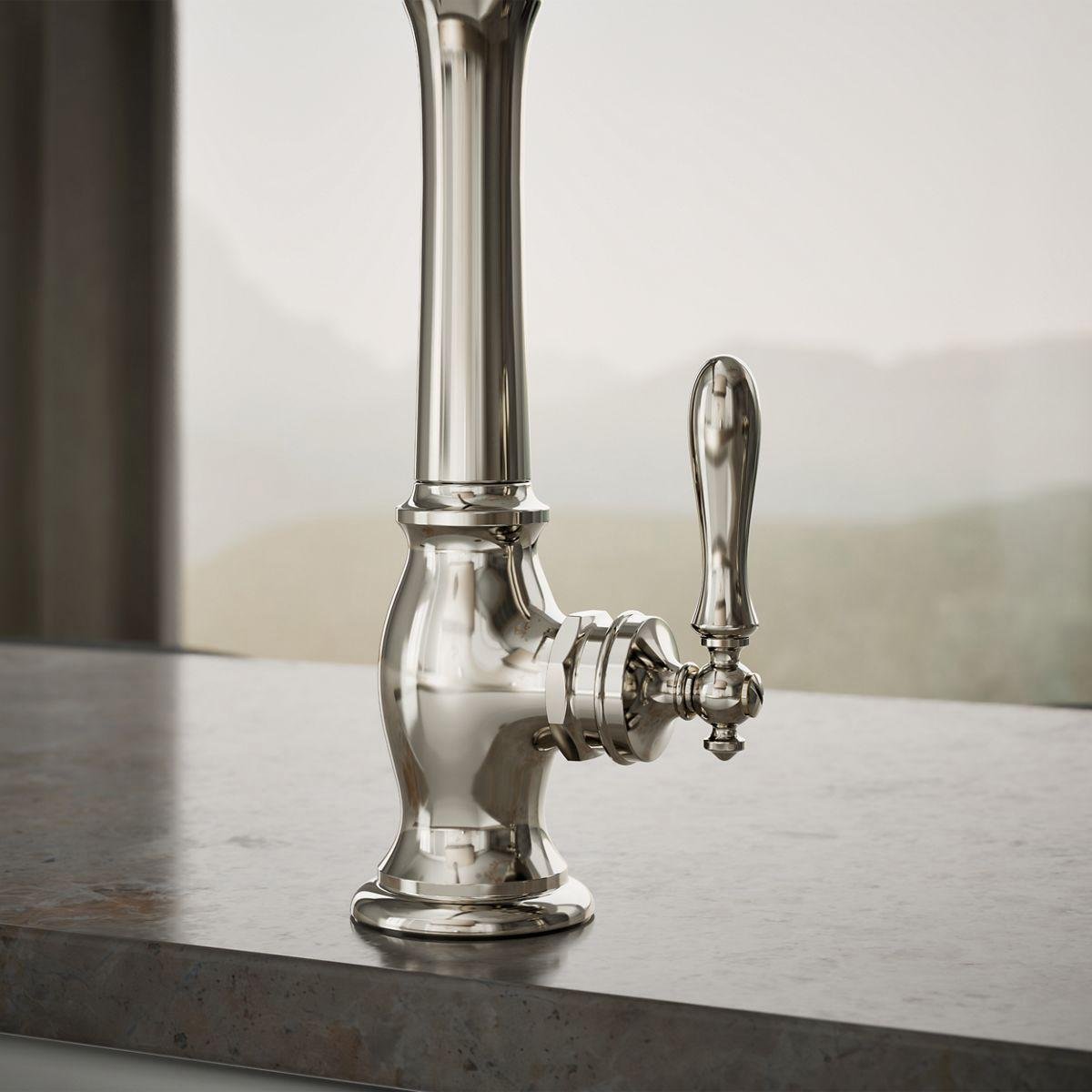 Artifacts Kitchen Faucet with Side Spray - Vibrant Polished Nickel 99265-SN Kohler - Image 14