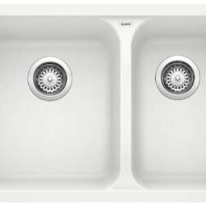 Vision U 1.5 Bowl Undermount Silgranit Sink - White 402146 Blanco