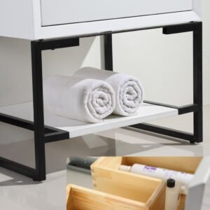 Metal Base and Shelf for 24" Modric Vanity DC770-24-MB Duval