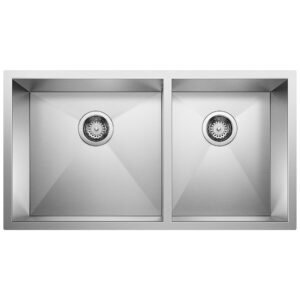 Precision U 1.75 Bowl Undermount Sink - Stainless 400473 Blanco