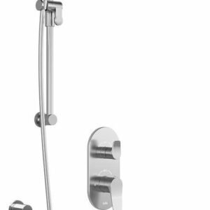 Moroka TD2 Plus Thermostatic Integrated Diverter Shower System with Wall Arm (less valves) - Chrome BF1923-110-100 Kalia