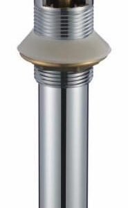 Clicker Bathroom Sink Drain with Overflow - Chrome 38F-CHR Duval