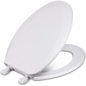 Elongated Top Mount Toilet Seat - Crane White 1600-301 CENTOCO