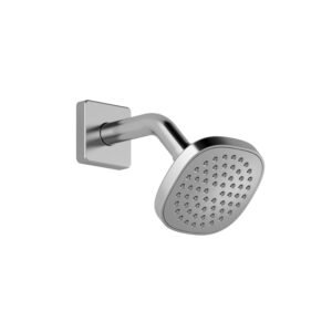 Sobrio 4" Shower Head and Wall Arm and Square Flange - Chrome BF1762-110 Kalia