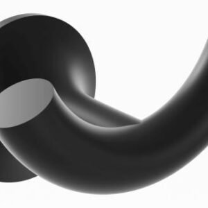 Paris Towel Hook - Matte Black 130136-48 Kartners