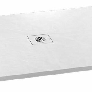 Lauza 48 x 36 Castylat Textured Shower Base - Matte White BW1965-220 Kalia