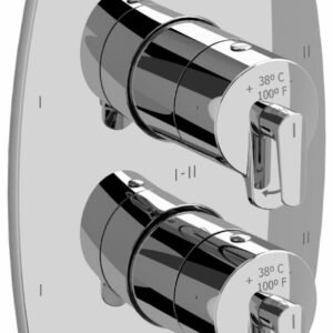 Venty 6-Functions Thermostatic Valve Trim - Chrome TVY46C RIOBEL