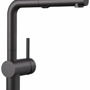 Linus Kitchen Faucet with Pullout Spray - Anthracite 526367 Blanco