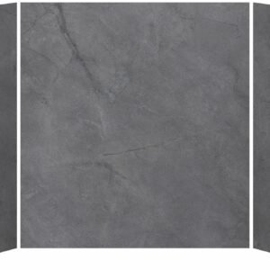 32 x 60 x 32 3-Panel Tub/Shower Wall Kit - Concrete 210 Matte WA2013-210-002 Kalia