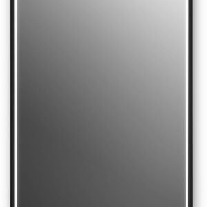 Nox 22" x 38" Rectangle LED Lighted Mirror - Black MR2199-570-001 Kalia