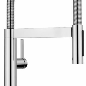 BlancoCulina II Mini Kitchen Faucet with Spring Pulldown Spray - Chrome 527480 Blanco