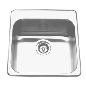 20" 1-Hole 1 Bowl Drop-In Kitchen Sink - Stainless Steel LBS6807-2-1 Franke