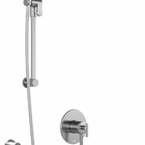 RoundOne TCD1 Plus Thermostatic Coaxial Shower System with Wall Arm - Chrome BF1636-110-100 Kalia