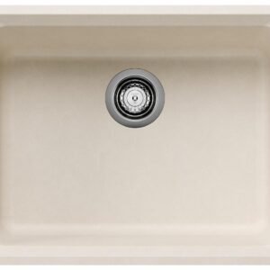 Vision U 1 Bowl Undermount Silgranit Sink - Soft White 402891 Blanco