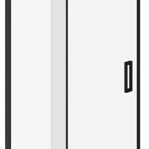 Distink 48" x 77" Pivot Shower Door - Matte Black DR1740-160-005 Kalia