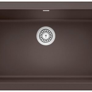 Ikon 33 1 Bowl Silgranit Undermount Apron Front Kitchen Sink - Cafe 401872 Blanco