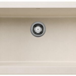 Vintera 30 1 Bowl Silgranit Apron Front Kitchen Sink - Soft White 402900 Blanco