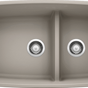 Performa U 1.75 Bowl Undermount Silgranit Sink - Concrete Gray 402283 Blanco