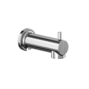 Basico Slip Fit Round Tub Spout with Diverter - Chrome 106540-110 Kalia