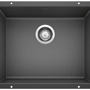 Precis U 1 Bowl Silgranit Undermount Kitchen Sink - Anthracite 400825 Blanco