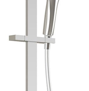 Grafik Plus Hand Shower with Wall Bar - Chrome BF1406-110 Kalia