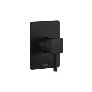 Square Pressure Balance with Volume Control Valve Trim (Cartridge Included) - Matte Black 104850-160 Kalia