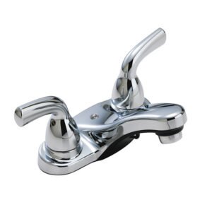 Centerset Bathroom Faucet with Lever Handles 1.5 GPM - Chrome 82234LF Waltec