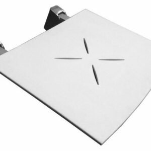 Fold Up Shower Seat - White 8289200-WH Kartners