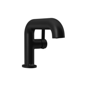 Basico Single Hole Bathroom Faucet 1.5 GPM - Matte Black BF1761-160 Kalia
