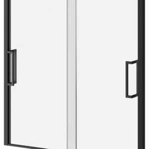 Ikonik 60 2-Panel Bybass Sliding Bathtub Door - Matte Black DR1954-160-005 Kalia
