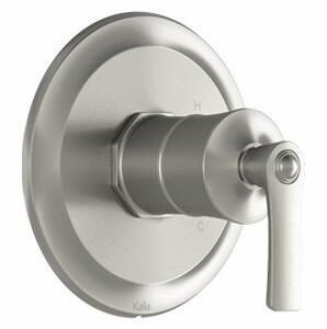 Rustik Pressure Balance Valve Trim - Pure Nickel 103614-125 Kalia