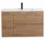 Alden Vanity 36" x 18" 2-Drawer Vanity (Cabinet Only) - Oak DC2218-36OAK Duval