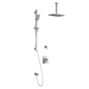 Grafik T2 Premia Thermostatic Shower System Vertical Ceiling Arm (less valves) - Chrome BF1364-110-201 Kalia