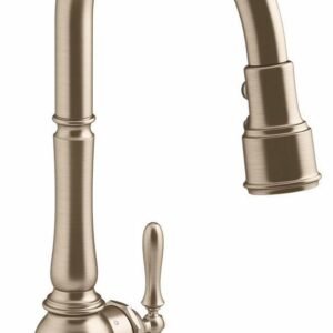 Artifacts Touchless Kitchen Faucet with Pulldown Spray - Vibrant Brushed Bronze 29709-BV Kohler