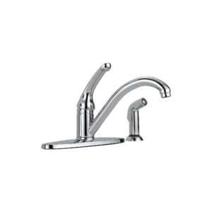 Classic Kitchen Faucet with Separate Spray - Chrome 436-DST Delta