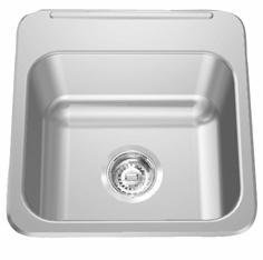 15-1/8" 3-Hole 1 Bowl Drop-In Kitchen Sink - Stainless Steel LBS1308P-1-3 Franke