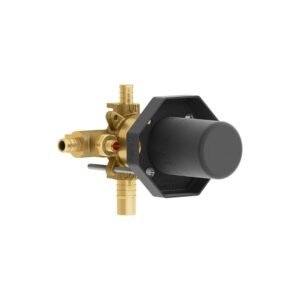 1/2" Pressure Balance Thermostatic Valve with Test Cap (less Cartridge) - PEX 105822-PEX Kalia