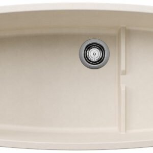 Performa Cascade 1.5 Bowl Undermount Silgranit Sink - Soft White 402885 Blanco